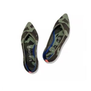 Rothy's The Point Olive Green Camo Size 8.5